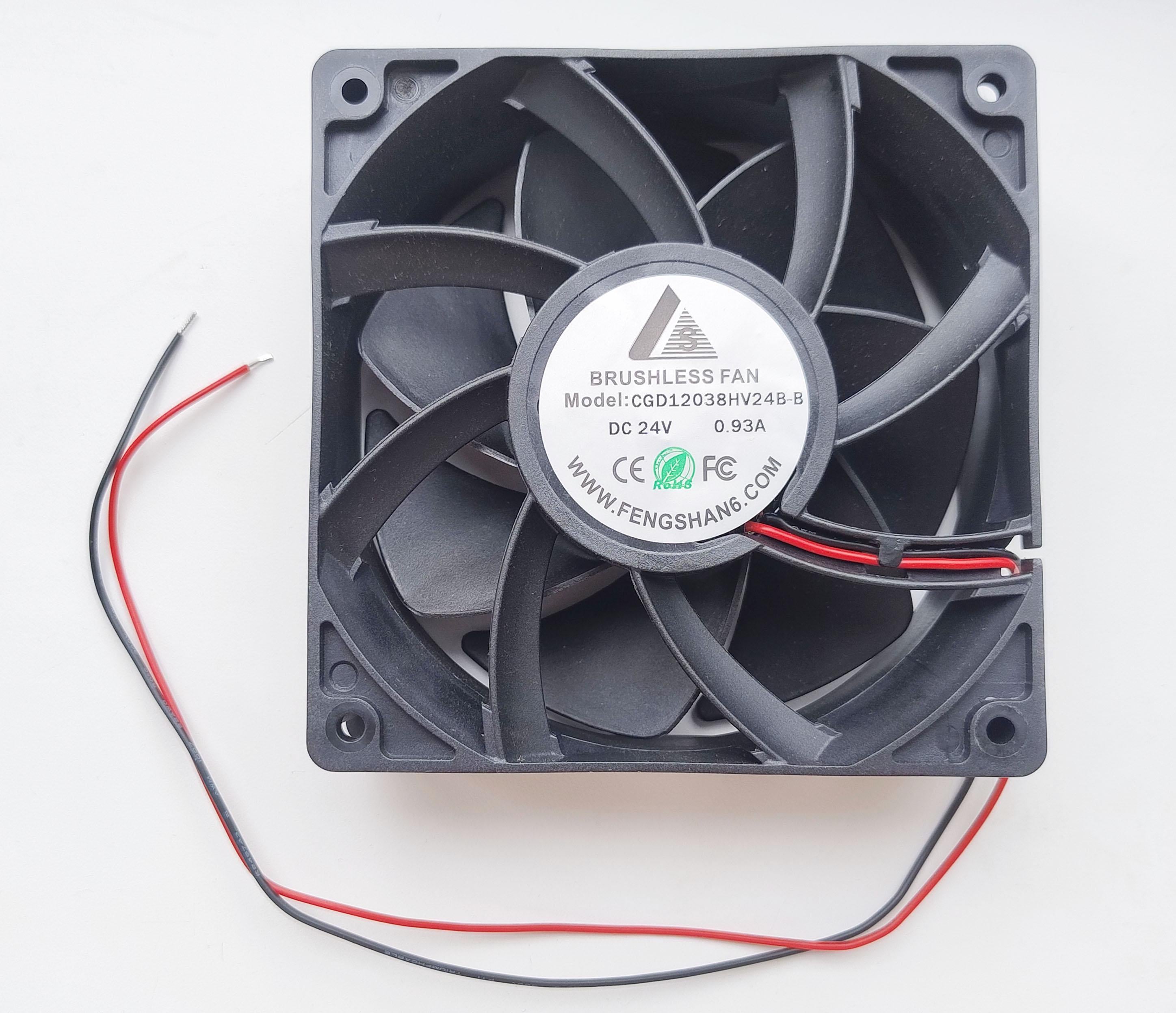 Вентилятор 24VDC CGD12038HV24B-B 120х120х38 мм (3816)