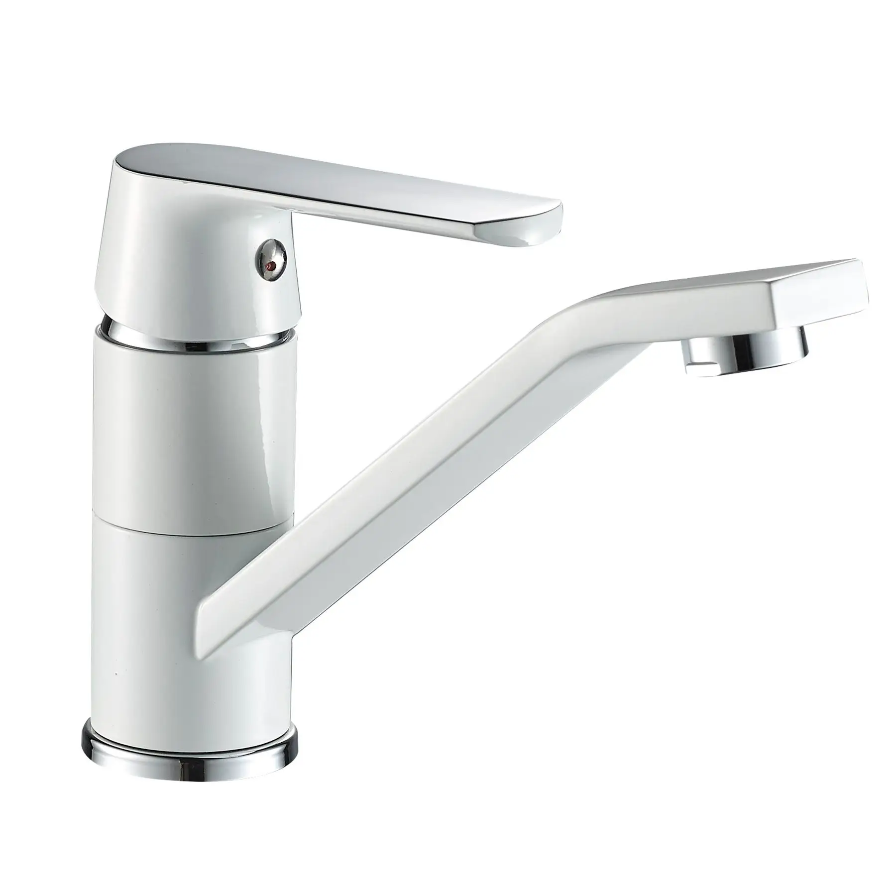 Смеситель для умывальника Globus Lux Laguna GLA-0203MQ-7-White (000022566)