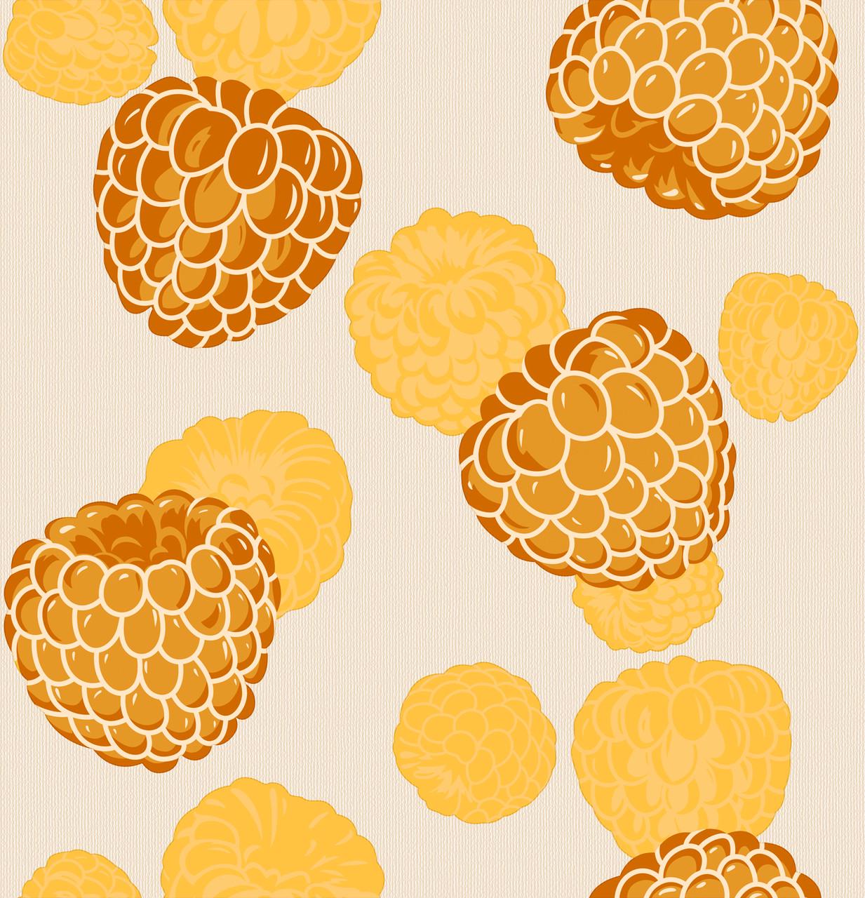 Обои моющиеся Континент 2180 Малина 0,53x10,05 м Оранжевый (2000000486475)