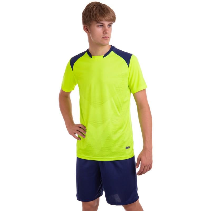 Футбольная форма футболка и шорты Lingo LD-M8627 M Лимонно-синий