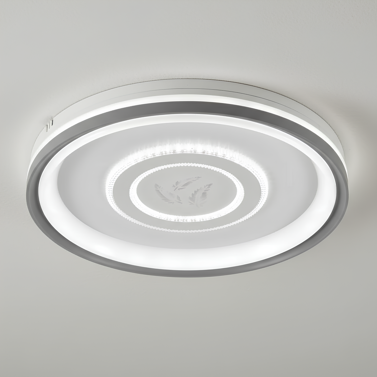 Люстра светодиодная Valeso 120W с круглым корпусом 2700-6500K Белый (2H-009)