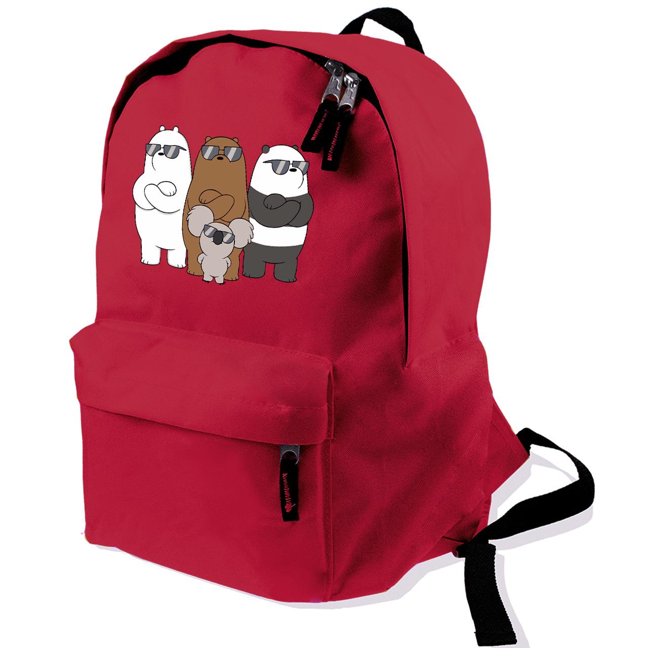 Рюкзак детский We Bare Bears Красный (9263-2892-RD)