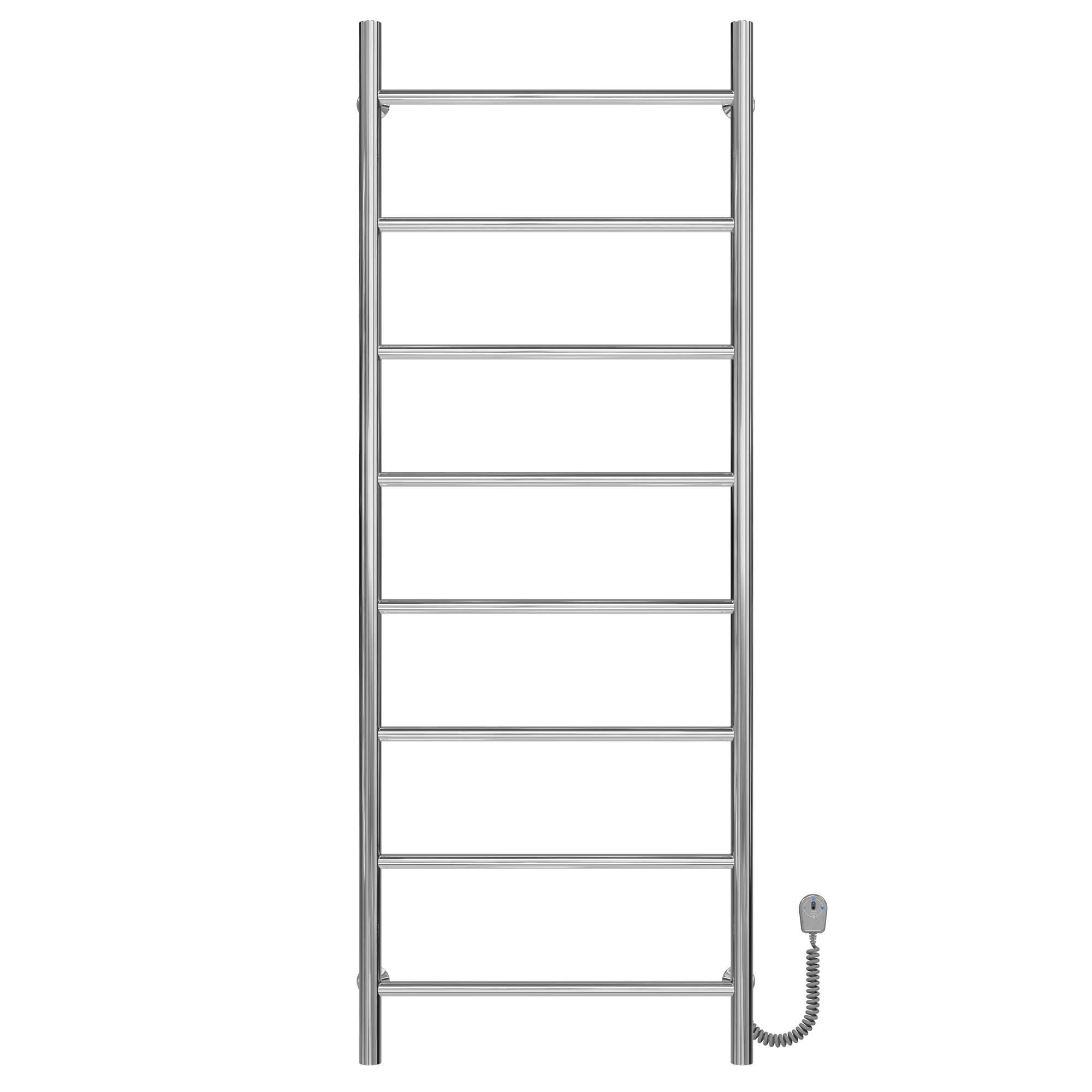 Полотенцесушитель электрический Deffi Орион П8 EF16 правое подключение нержавеющая сталь 500x1400 мм Хром (C.OR.140.50.8.ECR5)