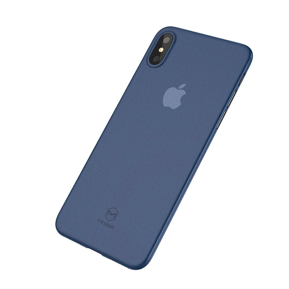 Чехол-накладка McDodo PP Series Case for iPhone X Transparent Blue