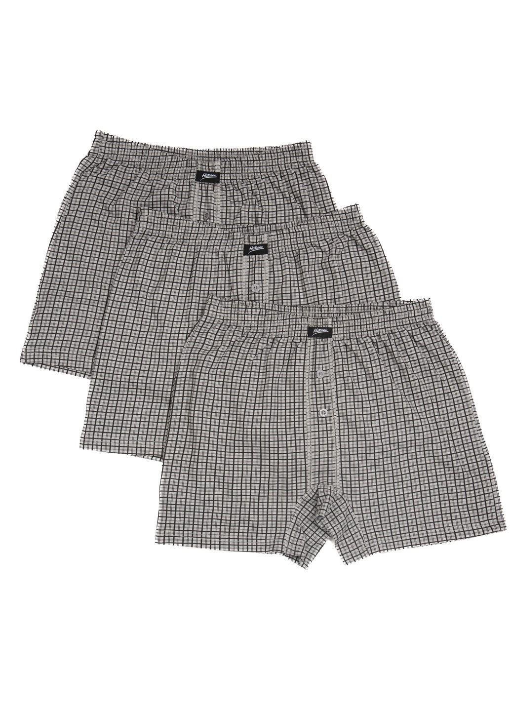 Сет мужских трусов (3шт) Наталюкс XL серый (1517112410543)