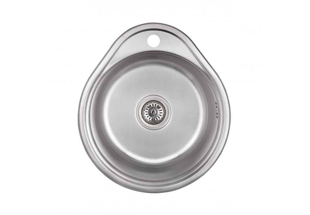 Кухонная мойка Lidz 4843 0,8 мм Decor (LIDZ4843DEC)