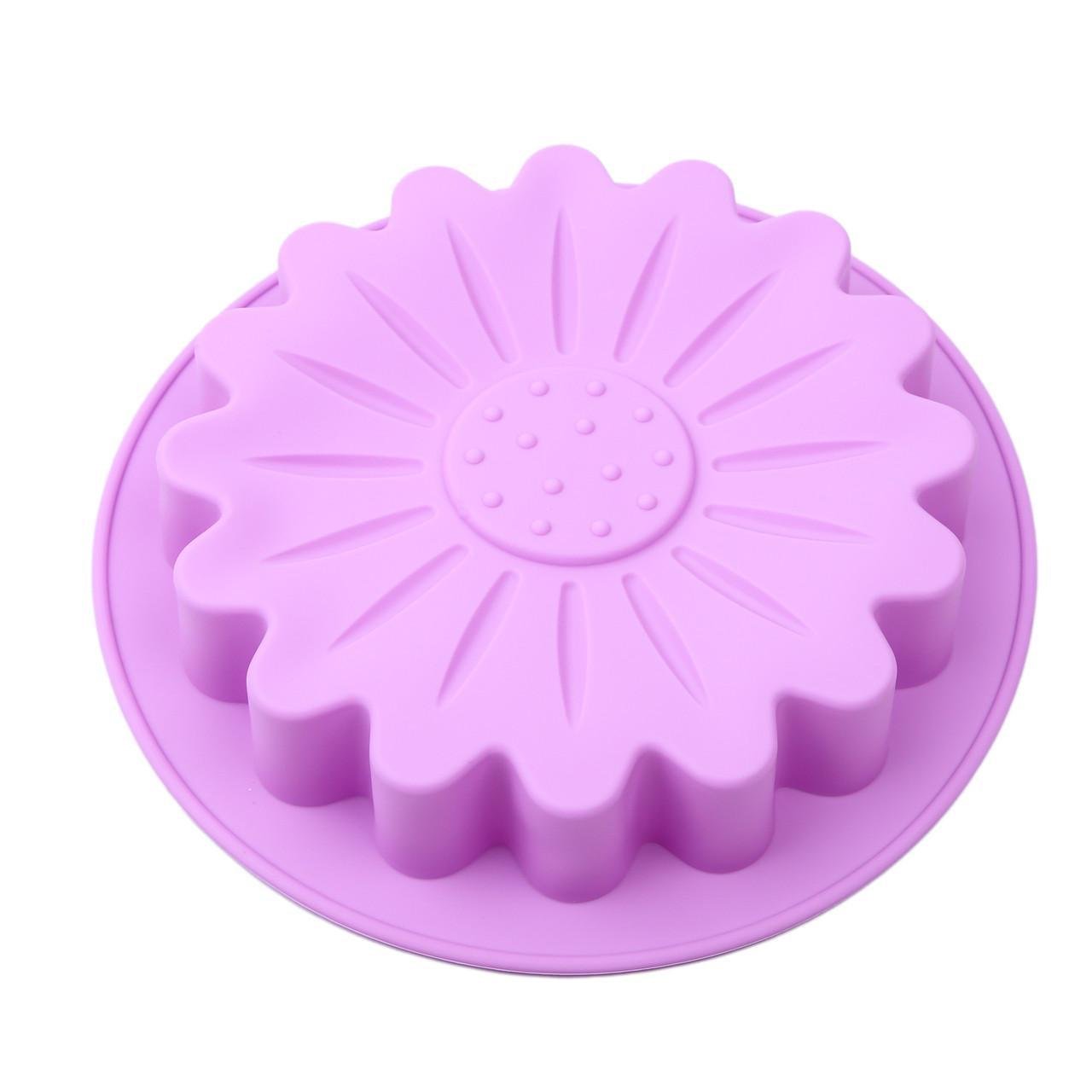 Форма силіконова для випічки Квіти Соняшники 24 см (2356744446)
