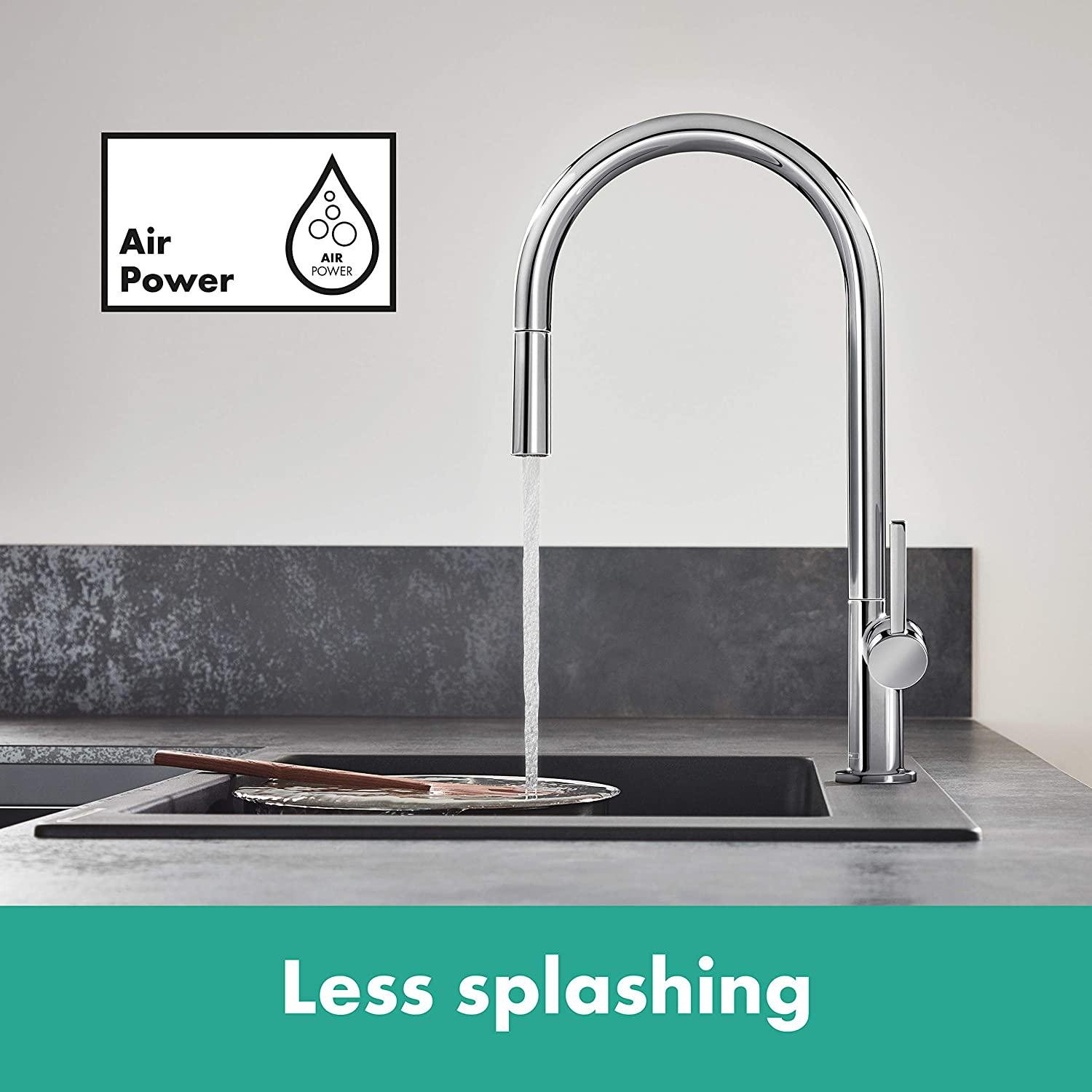 Смеситель для кухни Hansgrohe Talis M54 72803000 с видвижной лейкой Хром (143131) - фото 4 Смеситель для кухни Hansgrohe Talis M54 72803000 с видвижной лейкой Хром (143131) - фото 4