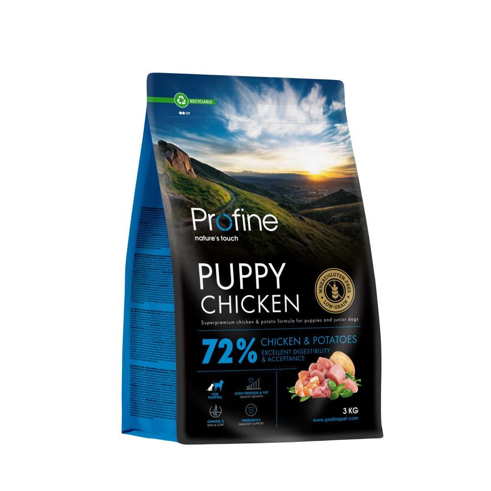 Корм сухой Profine Puppy Chicken and Potatoes для щенков курица и картофель 3 кг (8595602569946)