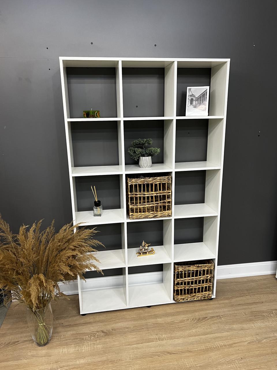 Стелаж В-15 на 15 комірок 1056х1770х252 мм Білий - фото 9 Стелаж В-15 на 15 комірок 1056х1770х252 мм Білий - фото 9