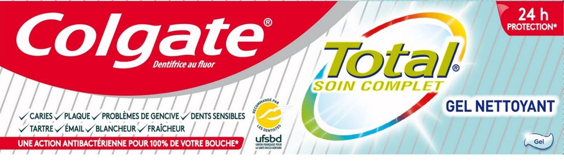 Зубная паста гелевая Colgate Total Soin Complet Gel Nettoyant 75 мл