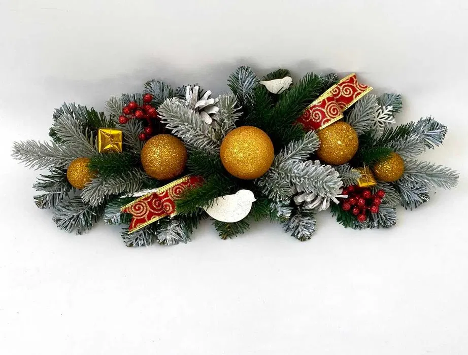 Рождественская икебана ручной работы 55 см (29889250) Рождественская икебана ручной работы 55 см (29889250)