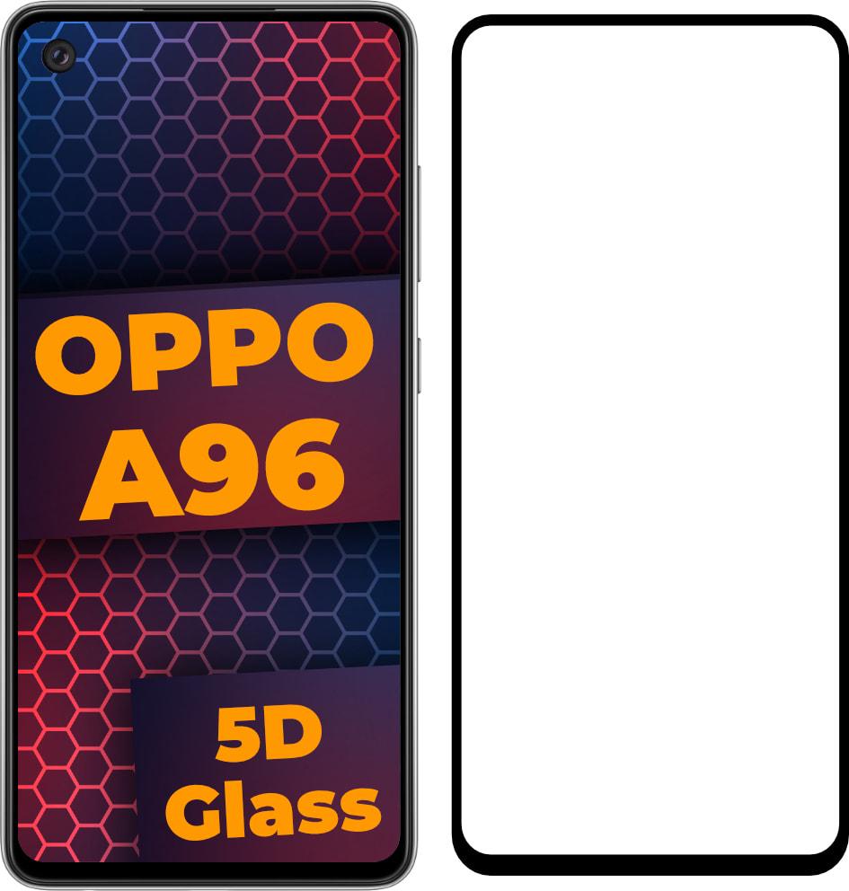 Стекло 5D OPPO A96 защитное Full Glue (30374)
