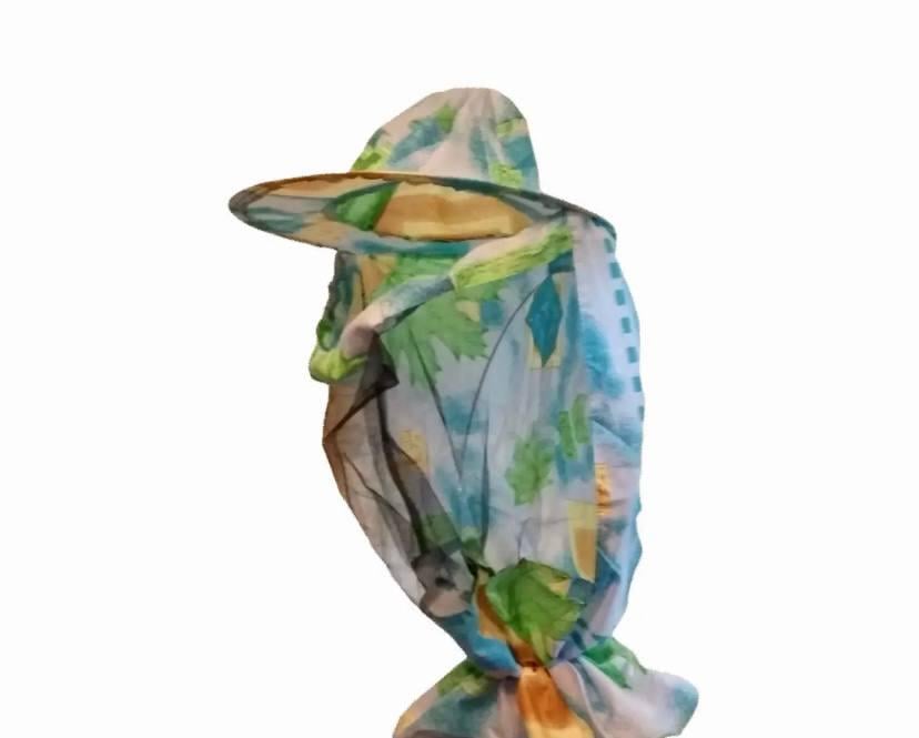 Капелюх бджоляра ситець подовжений - фото 2 Капелюх бджоляра ситець подовжений - фото 2