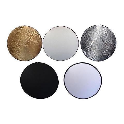 Отражатель для фото рефлектор ⌀ 80 см 5в1 Золотой/Серебро/Белый/Прозрачный/Черный - фото 7 Отражатель для фото рефлектор ⌀ 80 см 5в1 Золотой/Серебро/Белый/Прозрачный/Черный - фото 7