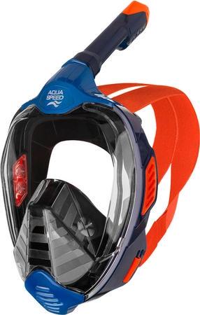 Маска повнолицьова Aqua Speed VEIFA ZX Унісекс S/M Синій/Червоний (554-10)