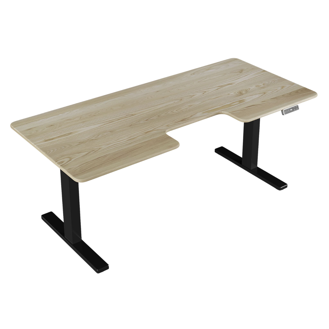 Стол с регулировкой высоты TEHNOTABLE BestFit Pro с эргономичным вырезом ясень 1800x820x20 мм (005-19-01/020-16-03) Стол с регулировкой высоты TEHNOTABLE BestFit Pro с эргономичным вырезом ясень 1800x820x20 мм (005-19-01/020-16-03)