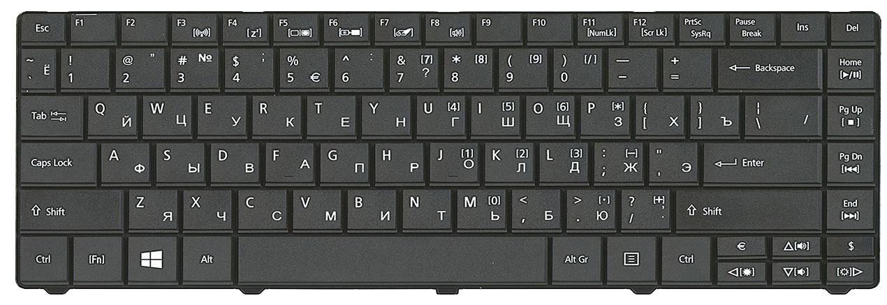 Клавиатура для ноутбука Acer TravelMate 8431G (KB.I140A.159)