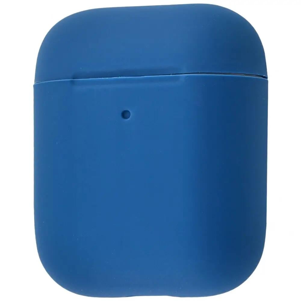 Силиконовый чехол для наушников Silicone Case for AirPods, Blue Cobalt