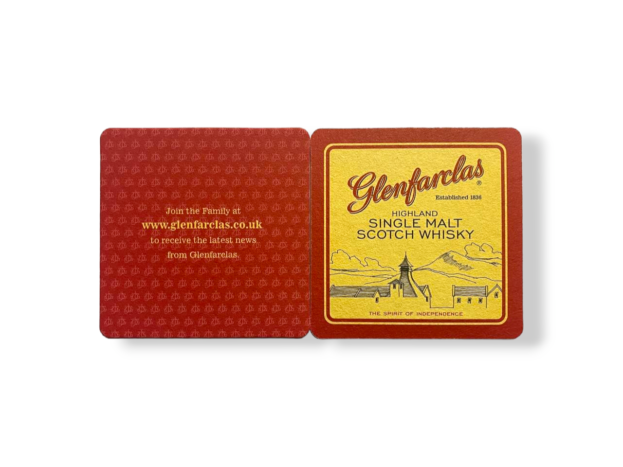 Подставки под стаканы бокалы/чашки Glenfarclas с печатью (DI-933738255) - фото 3