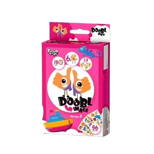 Настольная игра Danko Toys Doobl Image мини на украинском языке (DBI-02-01-1U)