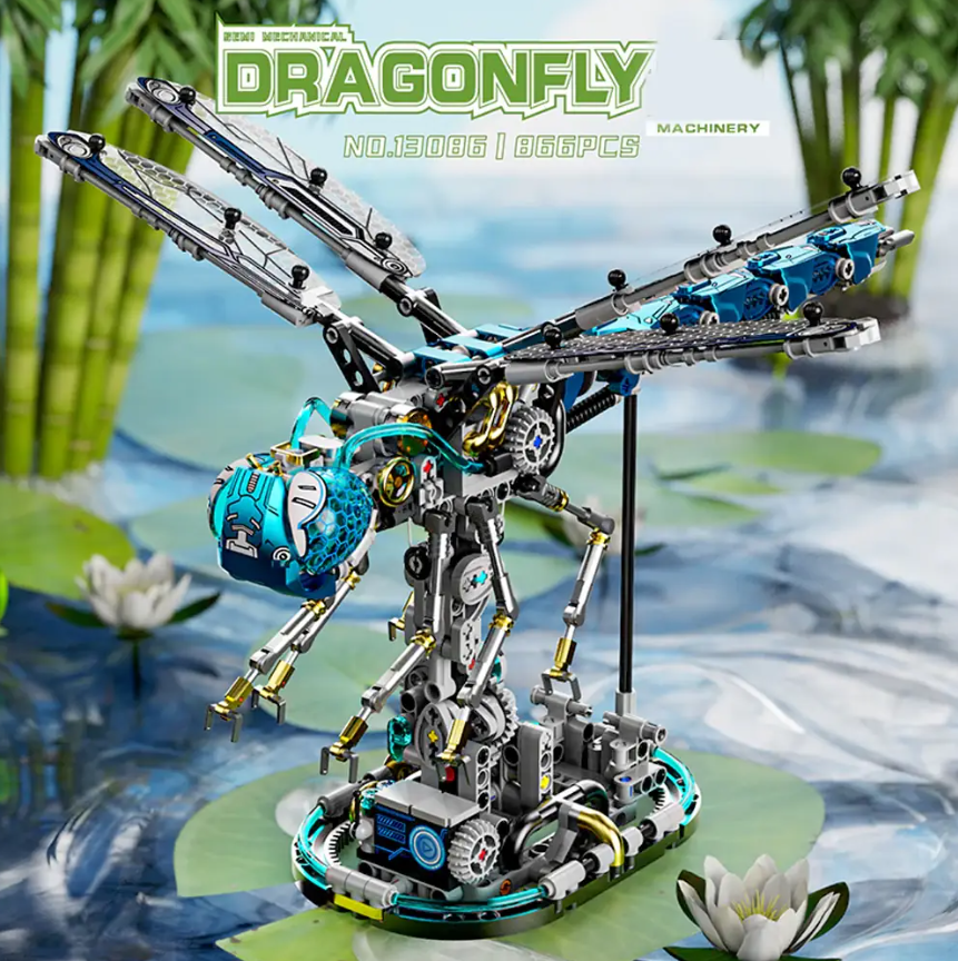 Конструктор механічний MJI Стрекоза для дітей та дорослих 866 дет. (13086) - фото 7