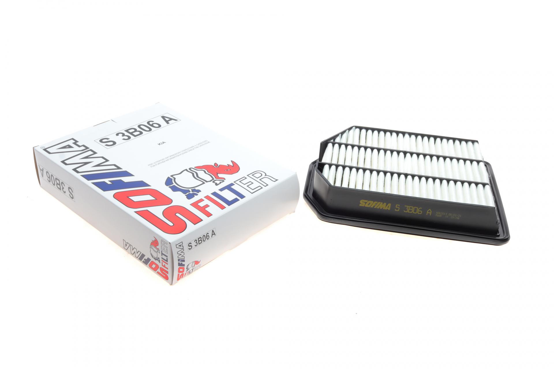 Фільтр повітряний SOFIMA для Kia Carens III 1,6-2,0 CRDI 06- (S 3B06 A)