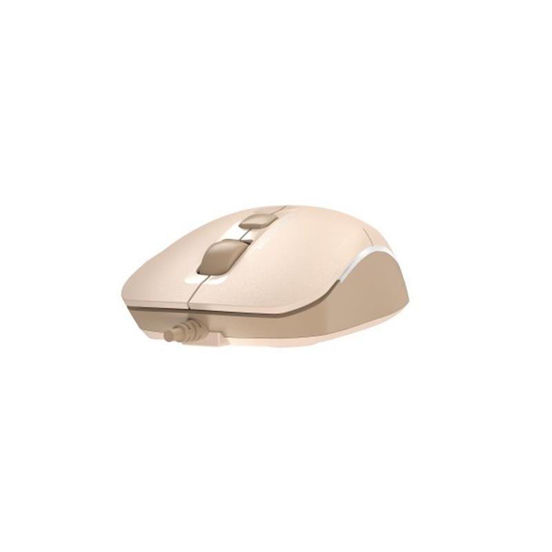 Компьютерная мышка проводная A4Tech Fstyler FM26 Cafe Latte (26711764) - фото 6