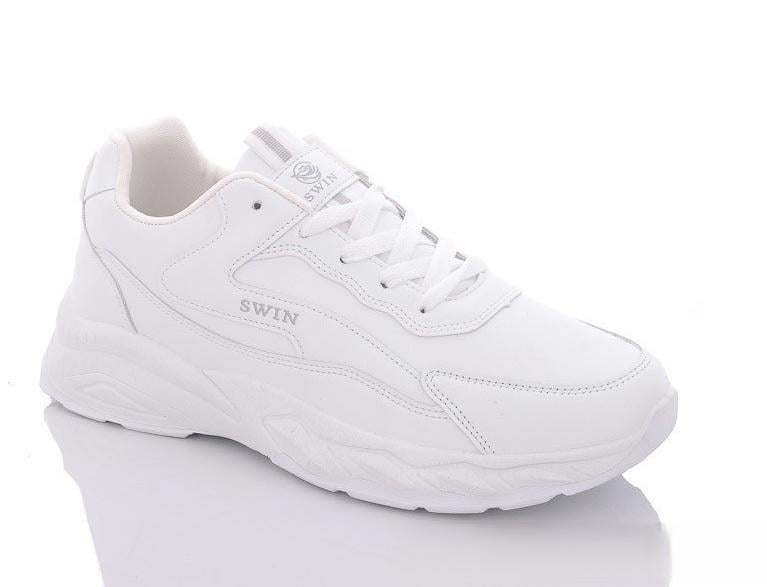 Кросівки чоловічі Swin 5117-2 екокожа р. 43 Білий (5117.2-8)