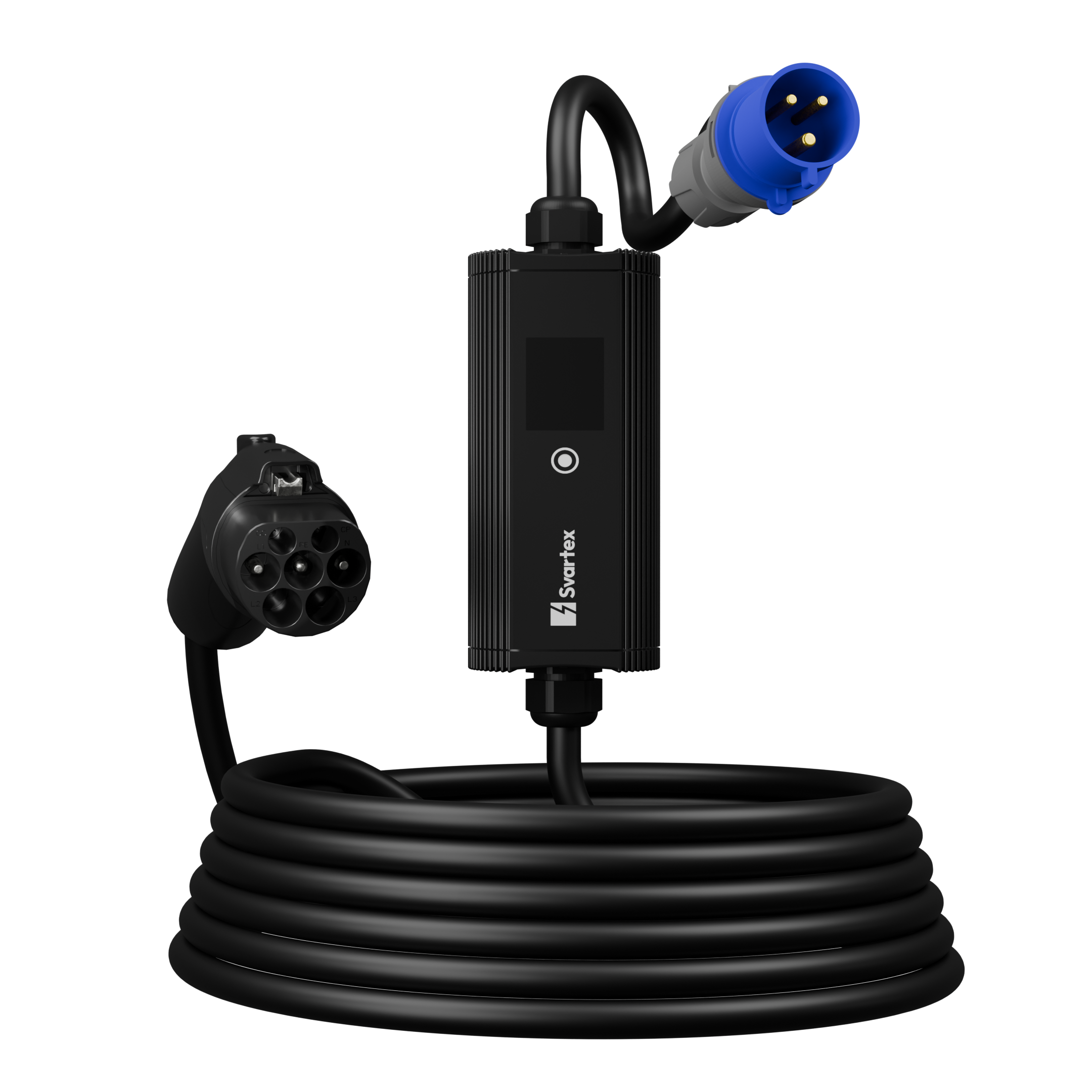 Зарядка для электромобиля GBT AC 5 м Svartex Gen2 32A 7 кВт Wi-Fi