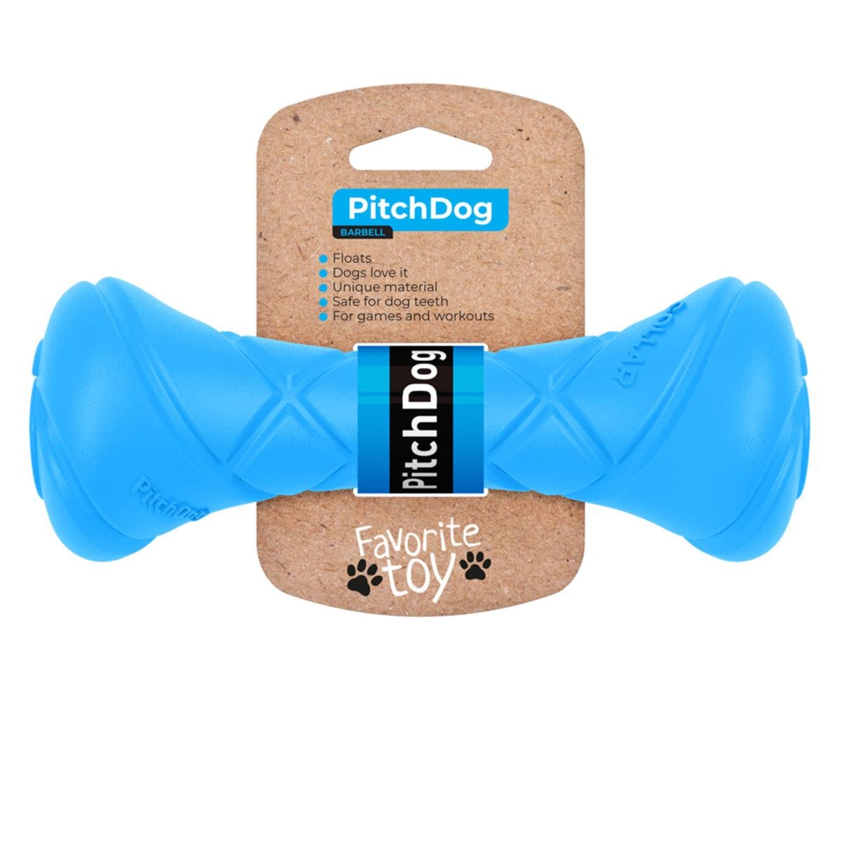 Игрушка для собак Collar Pitchdog barbell гантеля 19 см Голубой (62392)