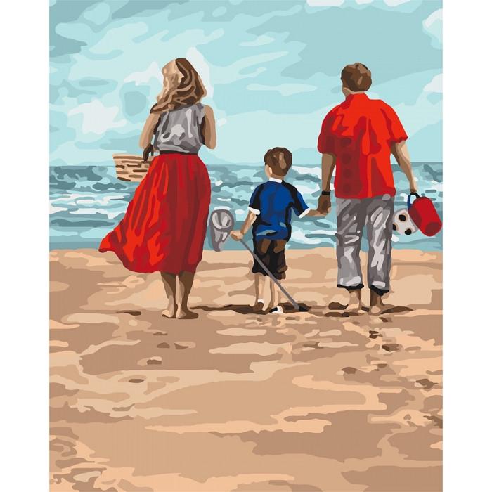 Картина по номерам Ідейка Семейный отдых 40х50 см (KHO4679)