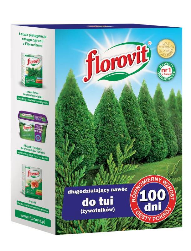 Удобрение для туй Florovit 100 дней 1 кг