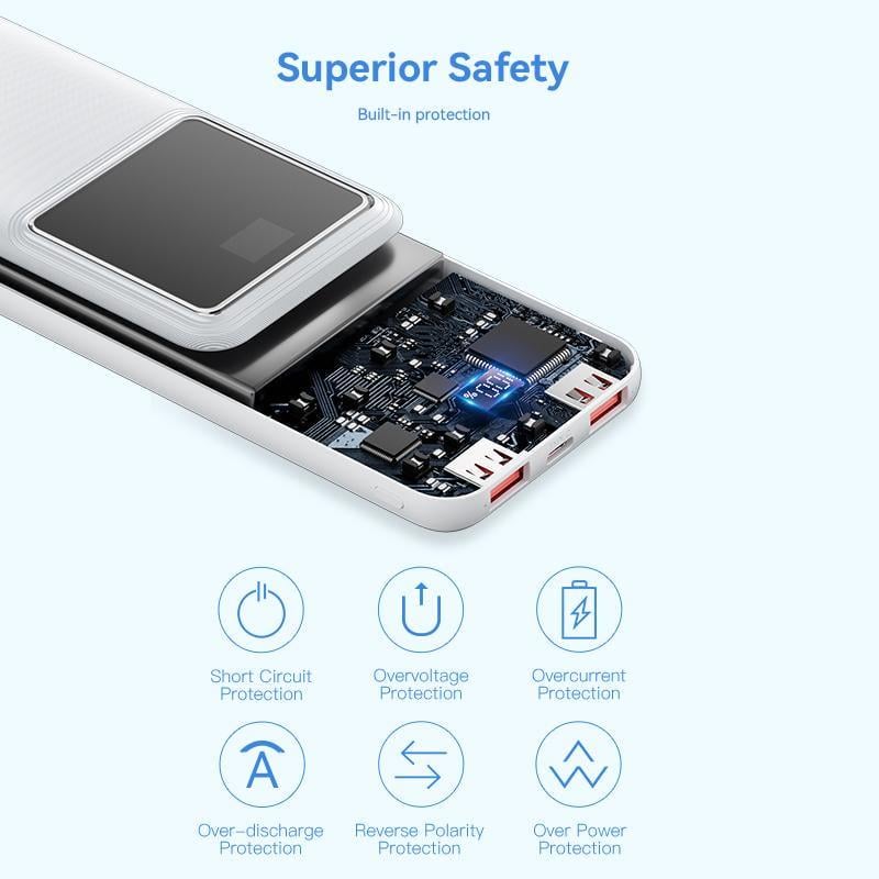 Павербанк Vention 10000 мАч 22.5W Черный (FHKB0) - фото 12 Павербанк Vention 10000 мАч 22.5W Черный (FHKB0) - фото 12