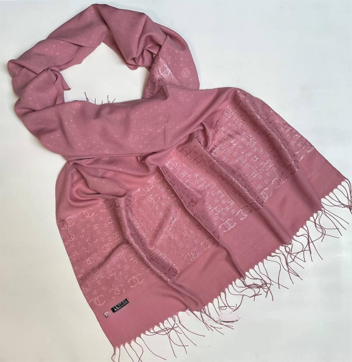 Шарф женский Dolce Gabbana Розовый (ШарфВоск32)