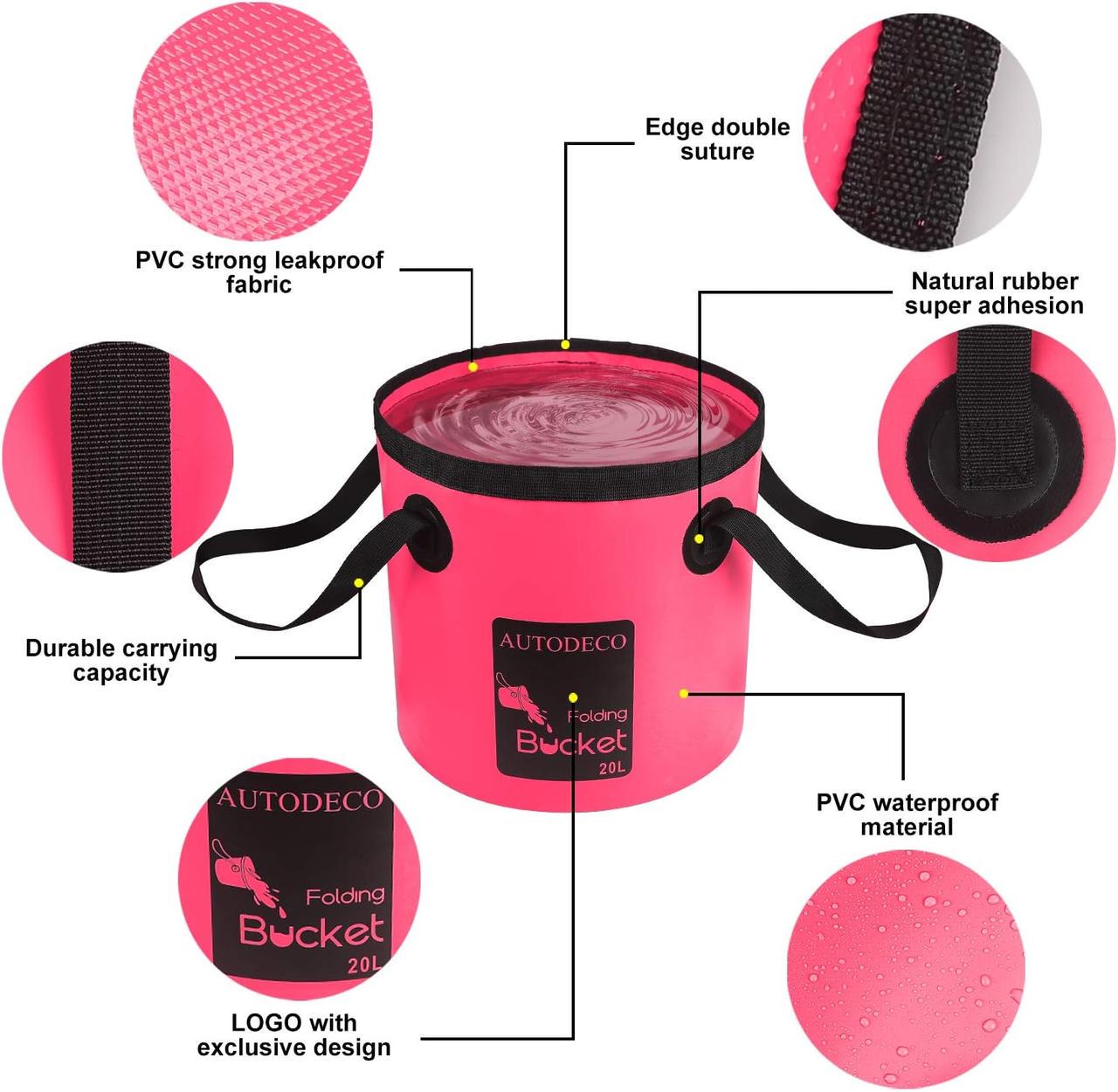 Відро складне для води 20 л - фото 5 Відро складне для води 20 л - фото 5