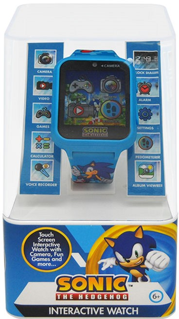 Смарт-часы Kids Euroswan Sonic Hedgehog 40 мм Blue (2560369155) - фото 3