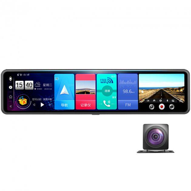 Зеркало видеорегистратор Android 12-1 inch touch screen Android 8.1 2GB+32GB 4G