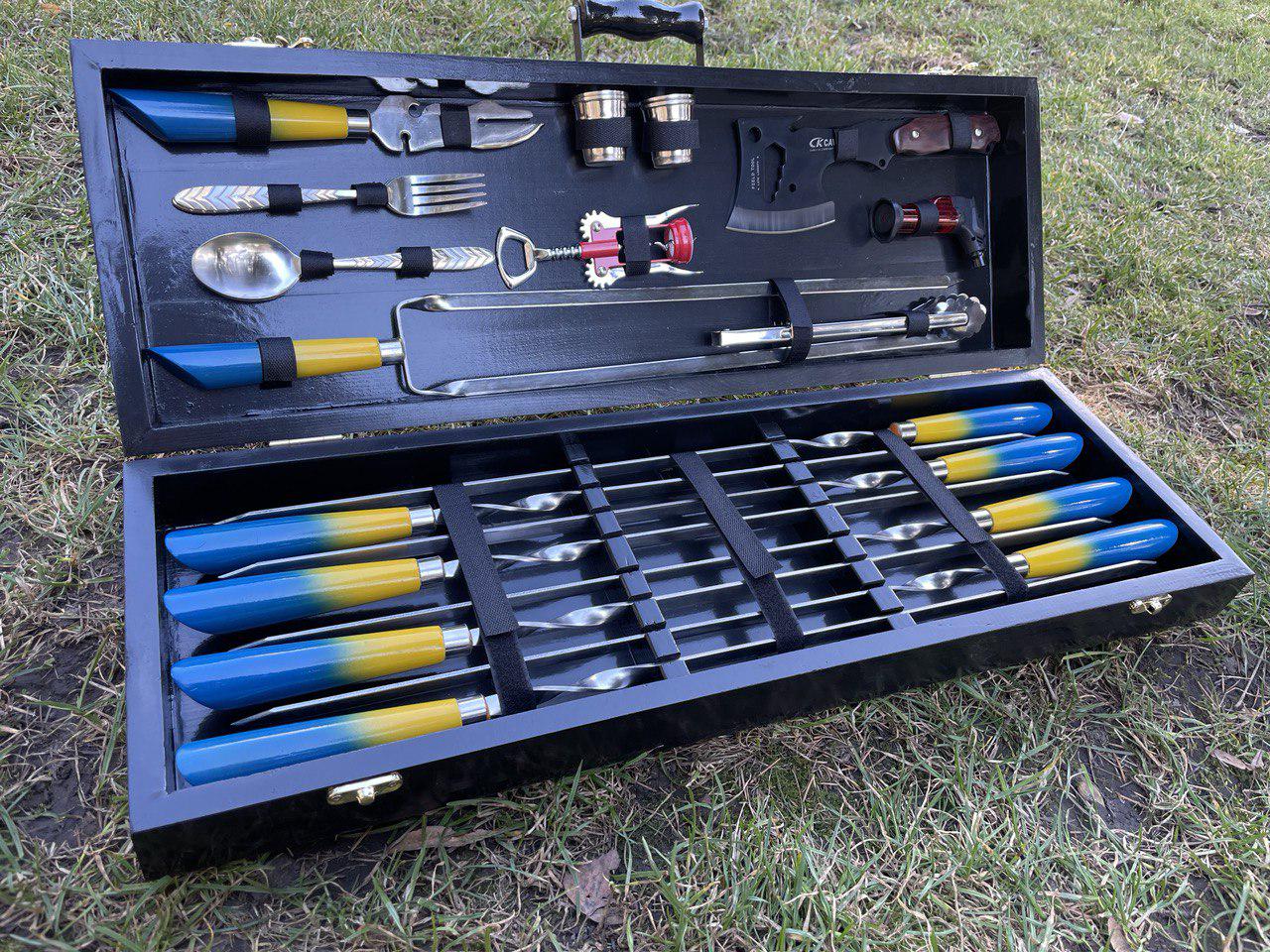 Набор шампуров Ukr grill 2 в кейсе (10609744)