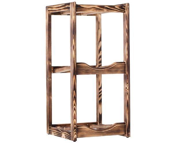 Подставка деревянная под 2 бутыли VIO WS-2 Зебрано (18882)