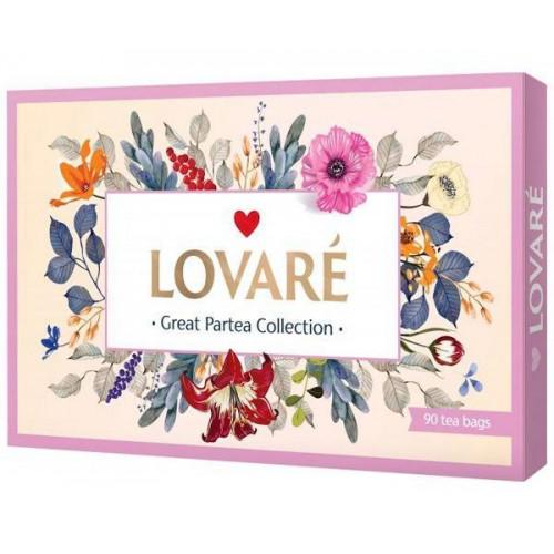 Набор чая Lovare Great party 18 видов 90 пакетиков (lov1066)