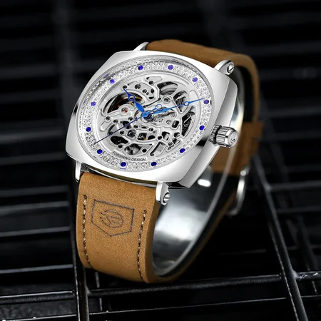 Наручний годинник Forsining 8274 Silver - фото 3 Наручний годинник Forsining 8274 Silver - фото 3