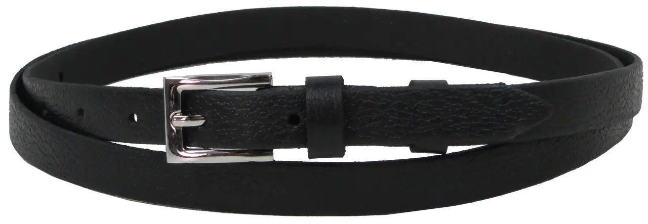 Ремінь жіночий Skipper шкіряний Чорний (1607-15)