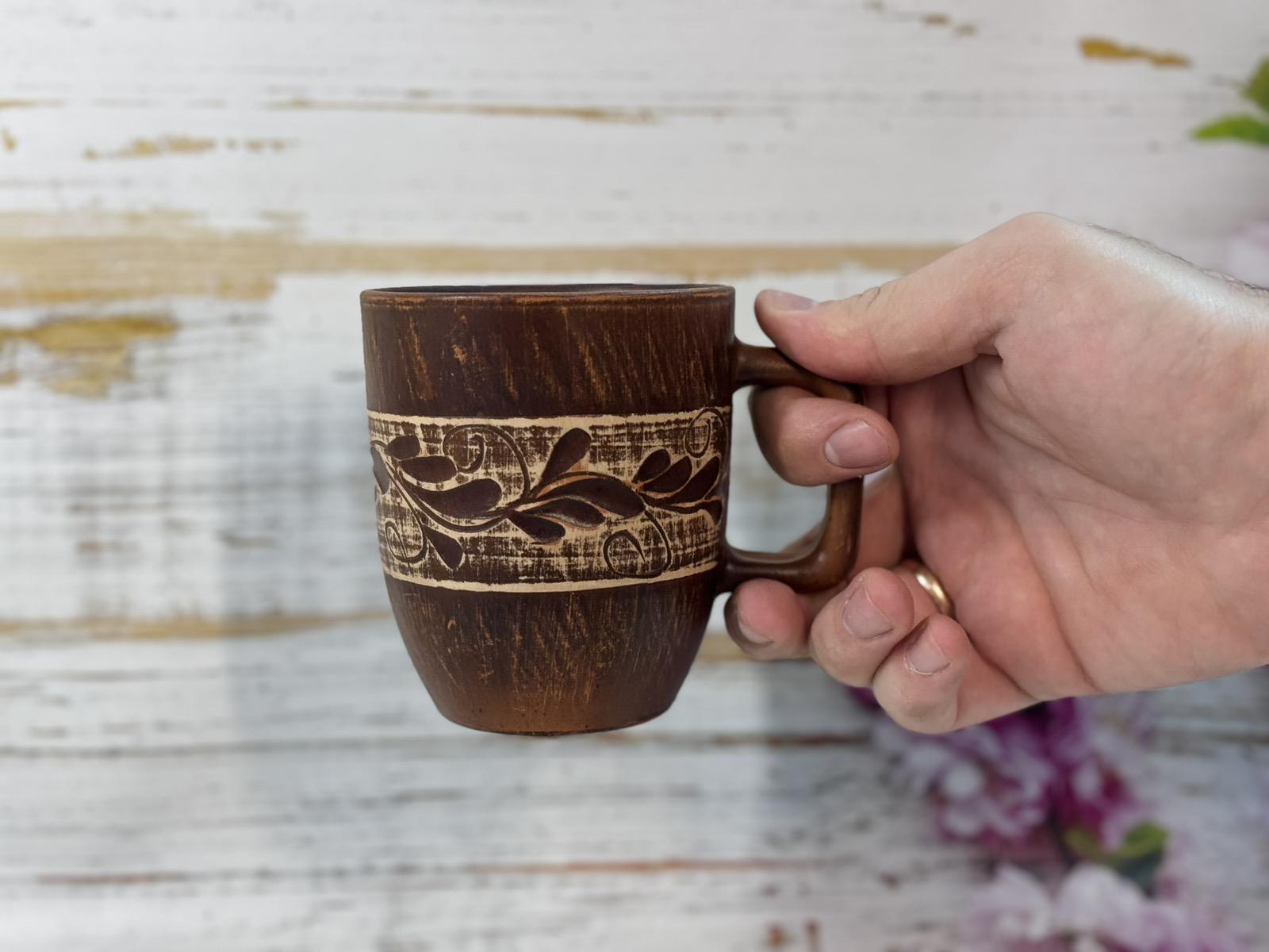 Чашка глиняная Ангоб 300 мл (1032540668) - фото 2