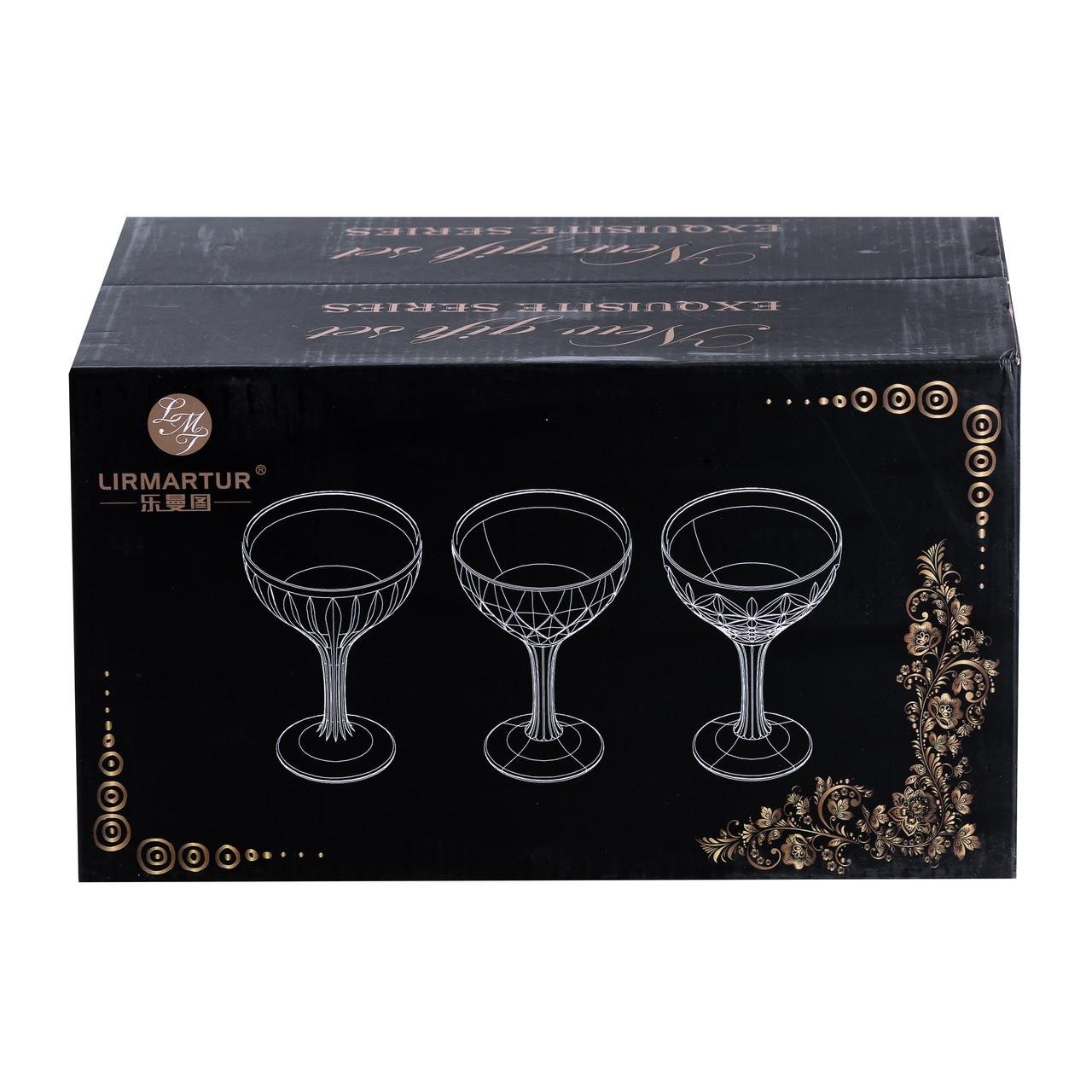 Набор креманок для мартини на высокой ножке 290 мл 6 шт. (4148) - фото 5 Набор креманок для мартини на высокой ножке 290 мл 6 шт. (4148) - фото 5