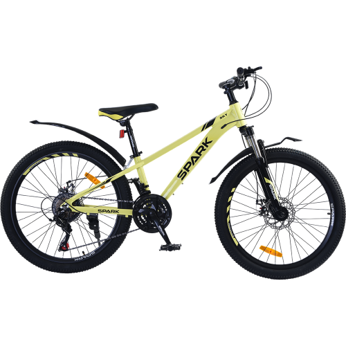 Велосипед Spark SKY колеса 24" алюминиевая рама 11" Пастельно-желтый (000239184)