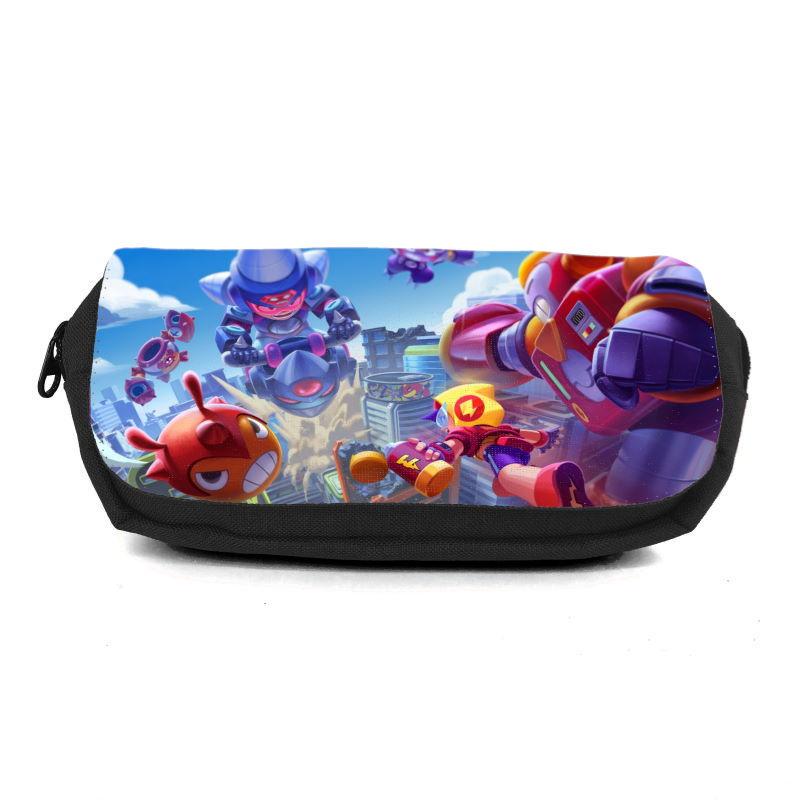 Пенал шкільний Brawl Stars-0053 Чорний (2064148034)