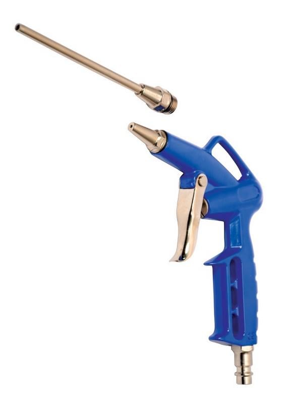 Пневмопістолет продувний MasterTool D 2 мм 2-6 бар + носик 120 мм (81-8741)