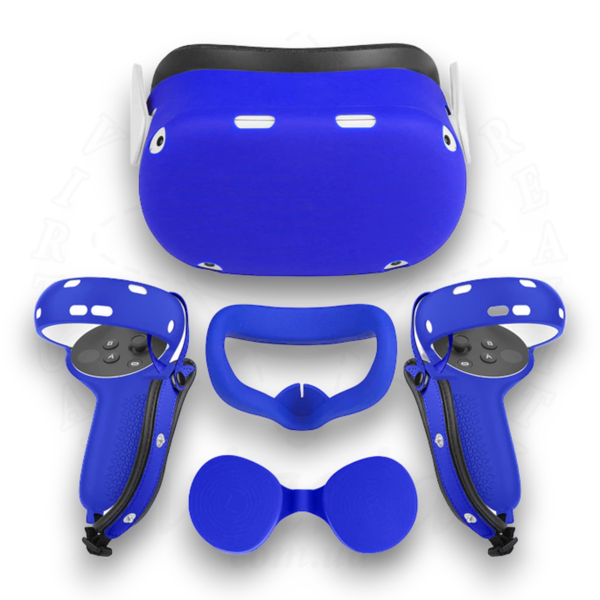 Набор защиты силиконовый для Meta Quest 2 Blue (ACS-CSNZFMQ2bl)