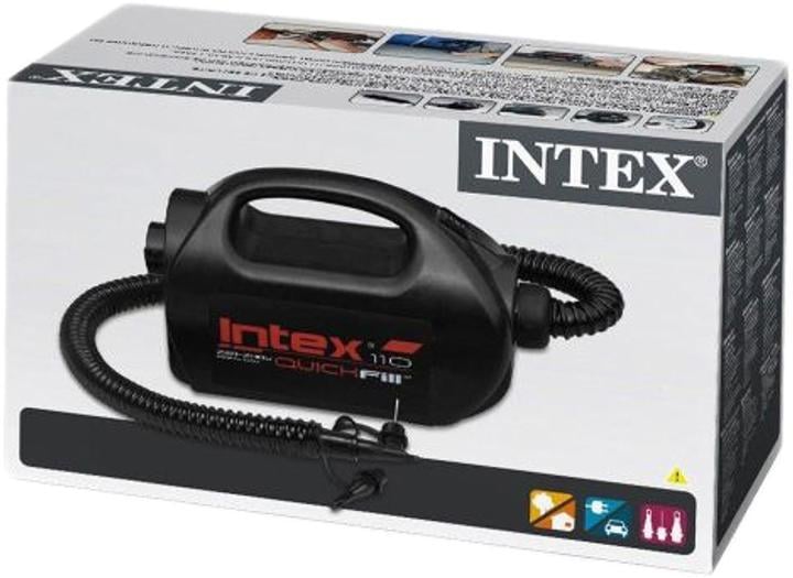 Электрический насос Intex 68609 от прикуривателя 12V и сети 220-240V 1100 л/мин - фото 2 Электрический насос Intex 68609 от прикуривателя 12V и сети 220-240V 1100 л/мин - фото 2